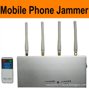 Cellphone Signal Blocker with Remote Controller, Jammer Range: 20m (505A)